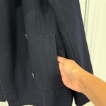 American Eagle Outfitters Navy Wool Blend Peacoat Size M Y2K Winter Academia Photo 2