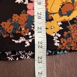 Lily White  Womens‎ Floral Bell Sleeve Chiffon Blouse Multicolor Size Medium Photo 7