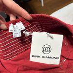 Showpo Polly Midi Dress-Strapless Ruched Dress in Red Photo 3