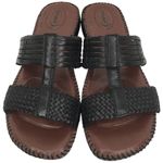 Dr. Scholls  Leather Betty Double Air Pillo Slip On Sandal Black 6.5 Photo 4