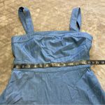 Lulus NWOT Darling Time Blue Chambray Handkerchief Midi Dress With Pocke… Photo 8