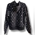 Champion Black and White Logo Hoodie Sweatshirt Women’s Size Medium Photo 1