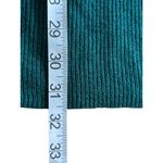 J. Jill Petite Teal Ribbed Sweater Dress Side Slit Wool Blend Office Casual Sz S Green Photo 3