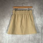 Active USA  Tan Button Mini Skirt | Size Medium Photo 3