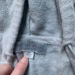 Barefoot Dreams  Cozy Chic Ultra Lite Light Gray Hooded Sweatshirt M Photo 2