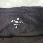 Athleta Leggings Small Black Floral Long Pant Athletic Pockets Activewear Women Photo 1