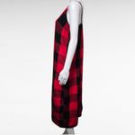 Old Navy  Red & Black Plaid Sleeveless Slip Dress Slip Dress Size Medium Photo 2