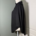 Talbots  Black Lambswool Blend Poncho Sweater Size L/XL Photo 2