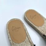 Castaner Castañer Pasi flat leather espadrille sandals Minimalist slides in black  Sz 5 Photo 5