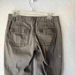 Aeropostale Vintage Y2k Cargo Pants Green Utility Pockets Straight 5/6 Low Rise Photo 4
