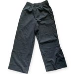 Madewell Womens Black Drawstring Wide-Leg Pants Photo 1