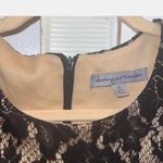 Danny & Nicole Black Sheath Midi Dress Sleeveless Crew Neck Photo 4