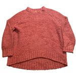 Free People Teddy Sweater Tunic Red Fuzzy Oversized Womens Size Medium Photo 0