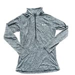 Under Armour  Women's Tech Heathered Gray Quarter-Zip Top Small Photo 1