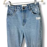 ROLLA'S Original Straight Leg City Worn G'Day Mate High Rise Distressed Jeans Blue Size 25 Photo 3