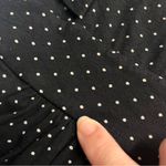 Gap Imperfect  black polka dot dress flutter sleeves tie back stretchy vneck 2007 Photo 3