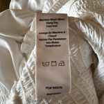 Cinq à Sept CINQ a SEPT White Smocked Ellis Blouse Puff Sleeve Blouse Top Size XL Photo 4