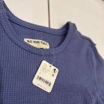 We The Free NWT Free People x “All In Cuff” Indigo Combo LS Top – Women’s S Photo 3