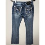 Miss Me Women's Embellished Bling Flap Pockets Signature Rise Bootcut Jeans 27 Photo 2