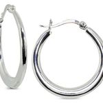 Giani Bernini Sterling Silver Hoops Photo 1