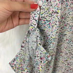 Ella Moss  White Floral‎ Utility Blouse-N17 Photo 4