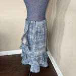 Ralph Lauren Lauren Jeans Co Vtg Linen Blend Ruffle Skirt Women’s 2 Photo 6