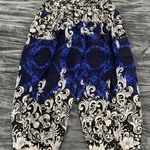 Kathmandu Imports Blue and Black Patterned Boho Pants One size fits S-L By Kathmandu  Photo 0