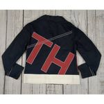 Tommy Hilfiger Rare  Jacket Blazer Pea Coat BIG BLOCK 85‎ Spell Out Logo Sz XS Photo 1