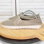 Skechers Sepulveda Blvd Perforated Faux Suede Slip On Loafer Shoes Tan 11 Photo 2