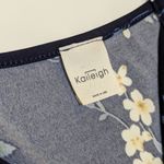 Kaileigh Lexy Knit Jumpsuit Floral Wrap Wide Leg Womens Small Sleeveless Summer Photo 2