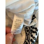 Talbots Embroidered Peasant Boho Cottage Top Women M Minimalist Neutral Aztec Photo 6