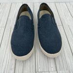 Seavees  Baja women's 7.5 standard blue linen slip on sneakers shoes 7.5 Photo 2