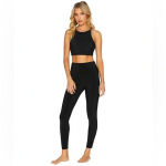 Beach Riot  SPORT Glitter Ayla Legging Black Glitter Large Workout Yoga Running Photo 2