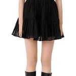 Maje NWT Tulle Rollanga A Line Mini Dress In Black Size 36 Small Mesh Goth Mini Photo 0