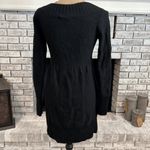 Banana Republic Merino Wool Black Long Sleeve Sweater Dress Size Medium Photo 10