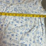 Lanz of Salzburg Floral Blue and White Nightgown Sz M Size M Photo 3