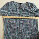 Talbots  Womens Multicolor Semi Sheer Long Sleeve Blouse Sz LP‎ | Colorful Office Photo 13