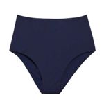 Vineyard Vines Ultra High Waist Swim Bottom in Navy, Size M Photo 0