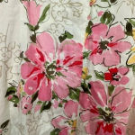 Eddie Bauer Vintage Cotton Floral Knotted Strap Dress Garden Rose Size 12 Large Photo 6