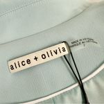 Alice + Olivia  Shan Cropped Blazer Blue Sz 2 NWT Photo 7