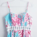 Lilly Pulitzer Lenore Cutout Breakwater Blue Mini Resort Dress Photo 2