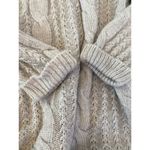 Pinch Chunky Cable Knit Women’s Pullover Sweater Gray/Beige/Neutral EUC Sz M/L Gray Size M Photo 9