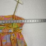 Farm Rio for Anthropologie Floral Print Ruffle Mini Dress Womens XL Pink Photo 1