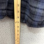 Vintage 90s Carole Little Blazer 4 Navy Plaid Preppy Dark Academia Quiet Luxury Blue Photo 3