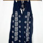 Chelsea and Violet  Navy Embroidered Tank Top NWT in XS Photo 0