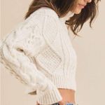 Altar'd State Callen Cropped Turtleneck Sweater S Heather Oatmeal Sold Out Favs Photo 4