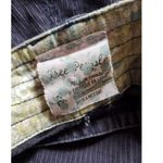 Free People  Capri Pants Women 6 Brown Corduroy Button Pirate Pants Y2K Low Rise Photo 3