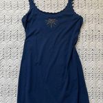 Speedo Cotton Scoop Neck Tank Mini Dress Blue (Medium) sporty coverup summer Photo 0
