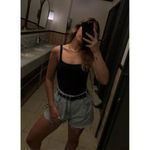 SKIMS Fits Everybody Square Neck Sleeveless Bodysuit in Onyx Black Size Medium Photo 8