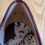 Stuart Weitzman EUC Red Pumps Women 9.5 Patent Leather High Heels Burgundy Wine Photo 8